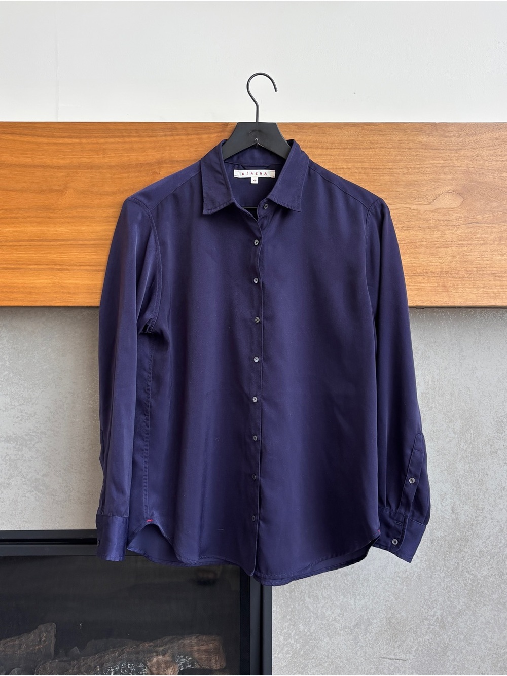 XiRENA Long Sleeve Button Up Shirt, Size XS